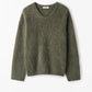 Pullover Brushed V-Neck in Olive