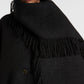 Jacke Fringed Scarf in Black