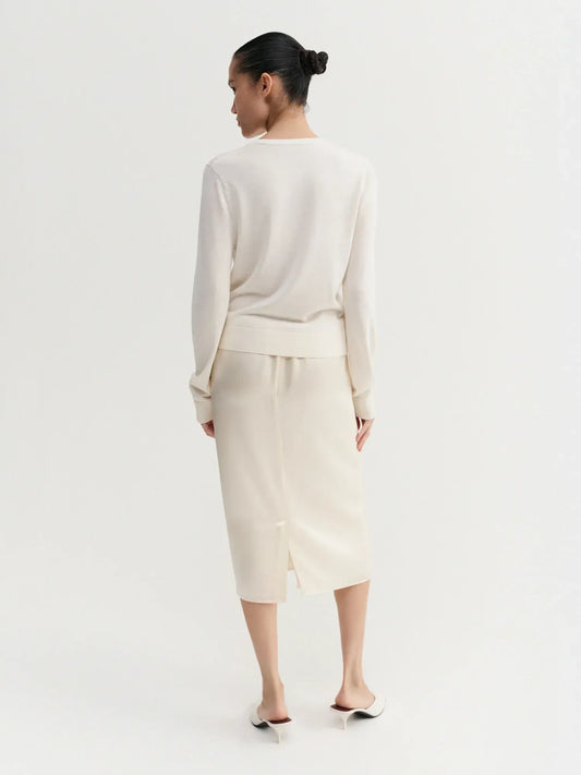 Cardigan Hayla in Cream White