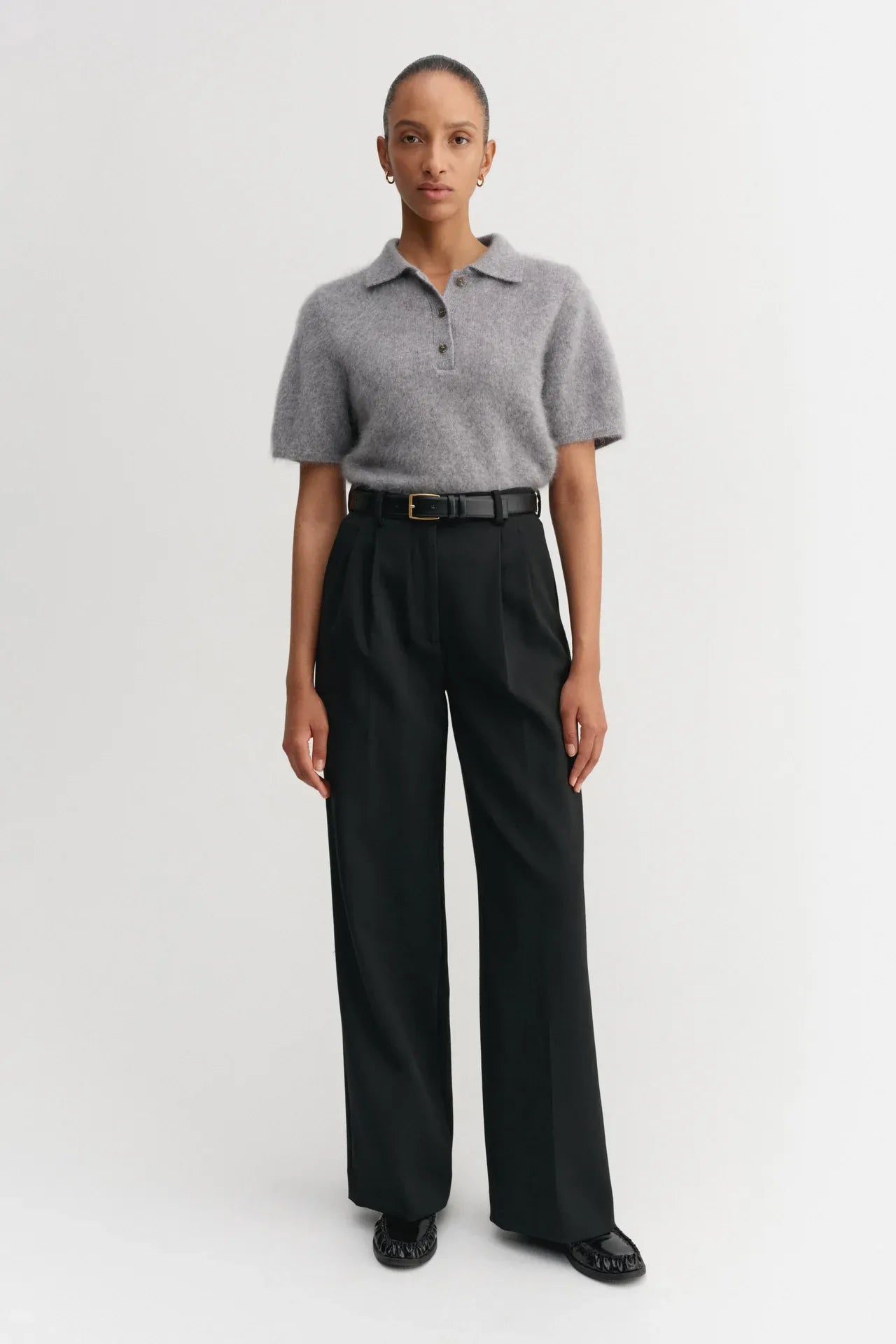 Shirt Maika Brushed in Grey