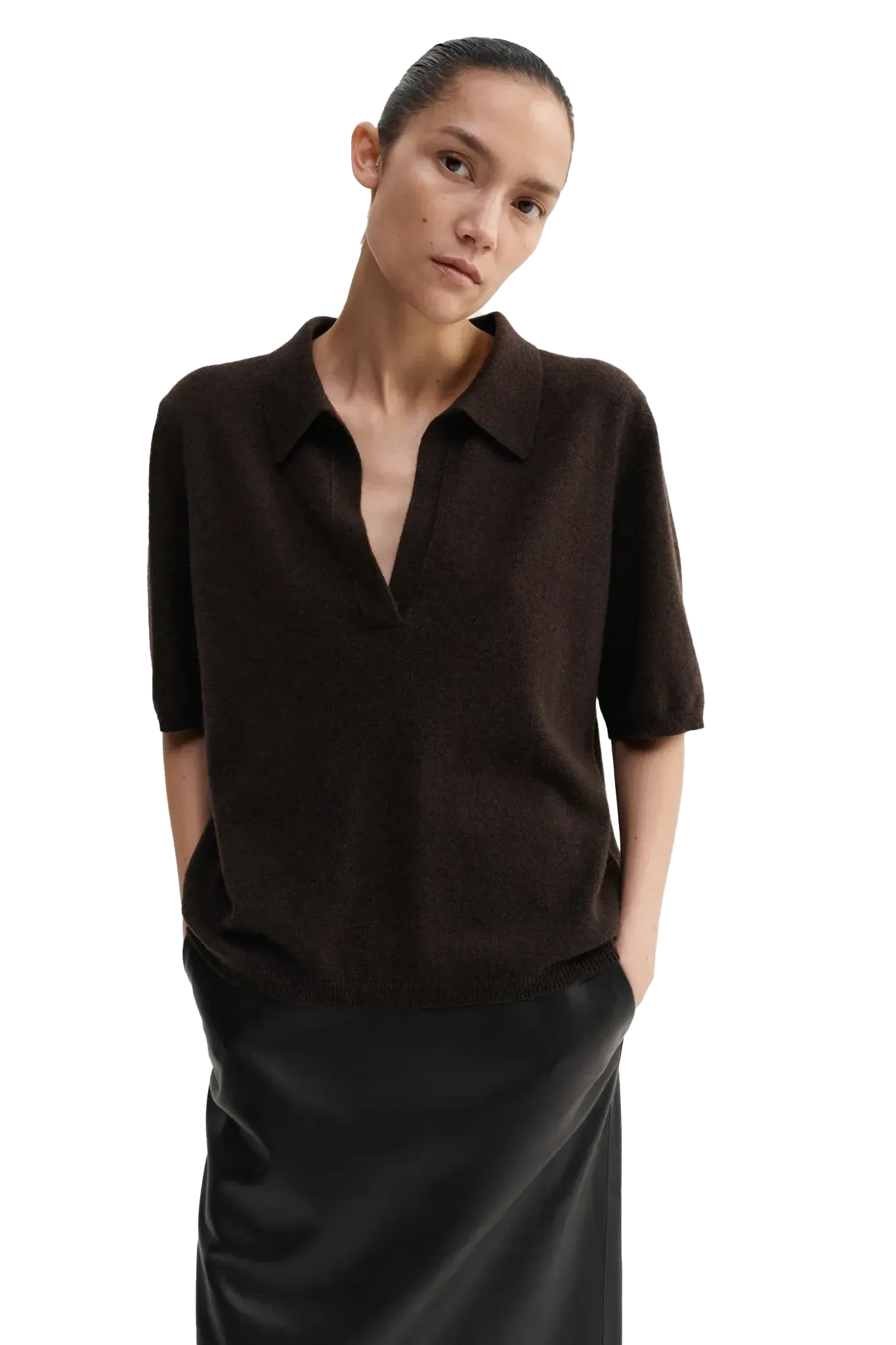 T-Shirt Nessa in Chocolate