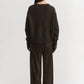 Pullover Cru in Chocolate