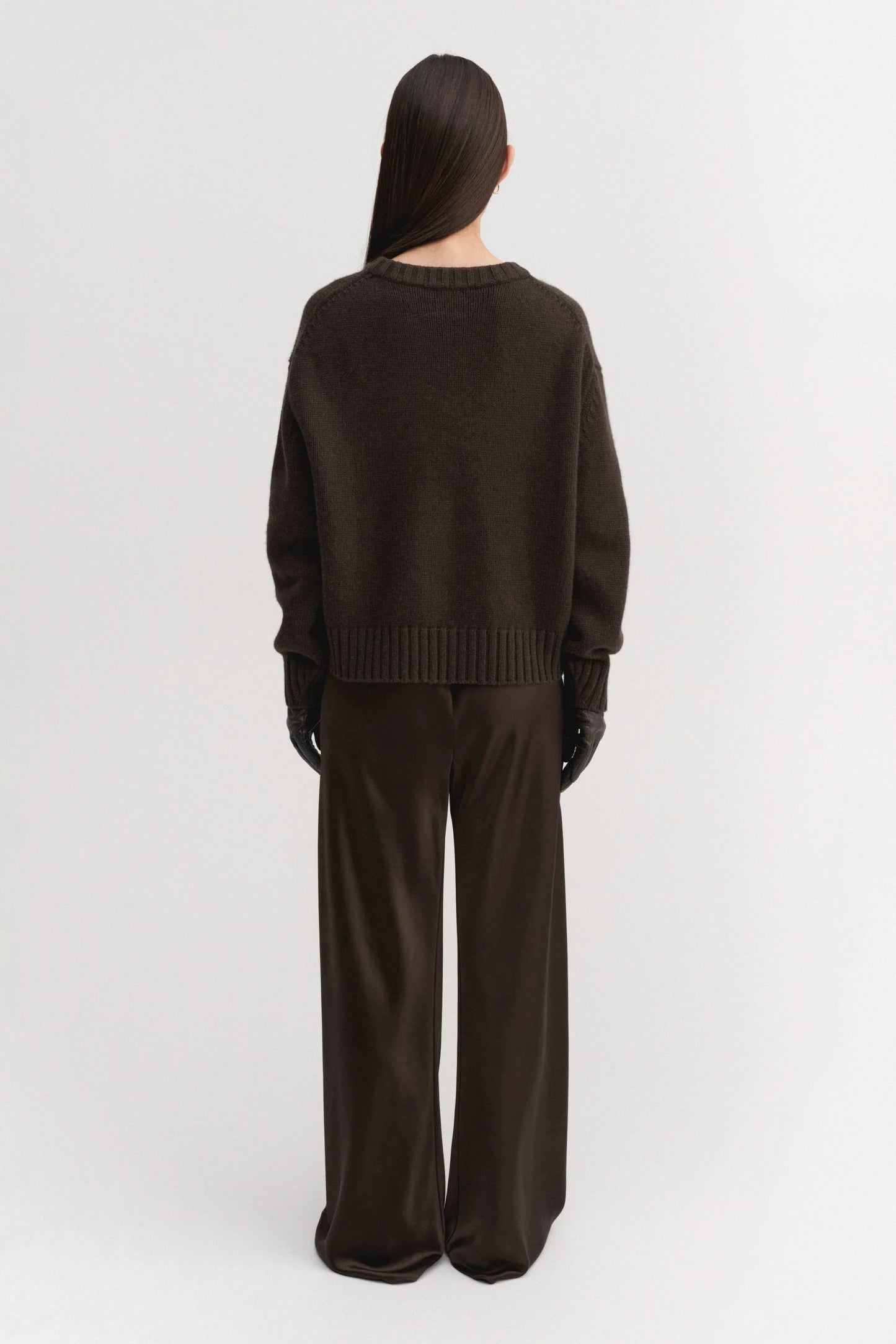Pullover Cru in Chocolate
