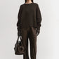 Pullover Cru in Chocolate