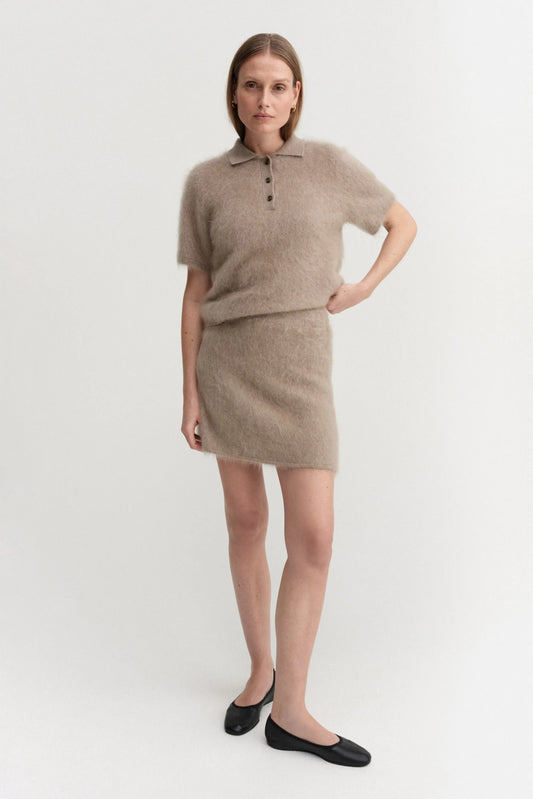 Shirt Maika Brushed in Nougat