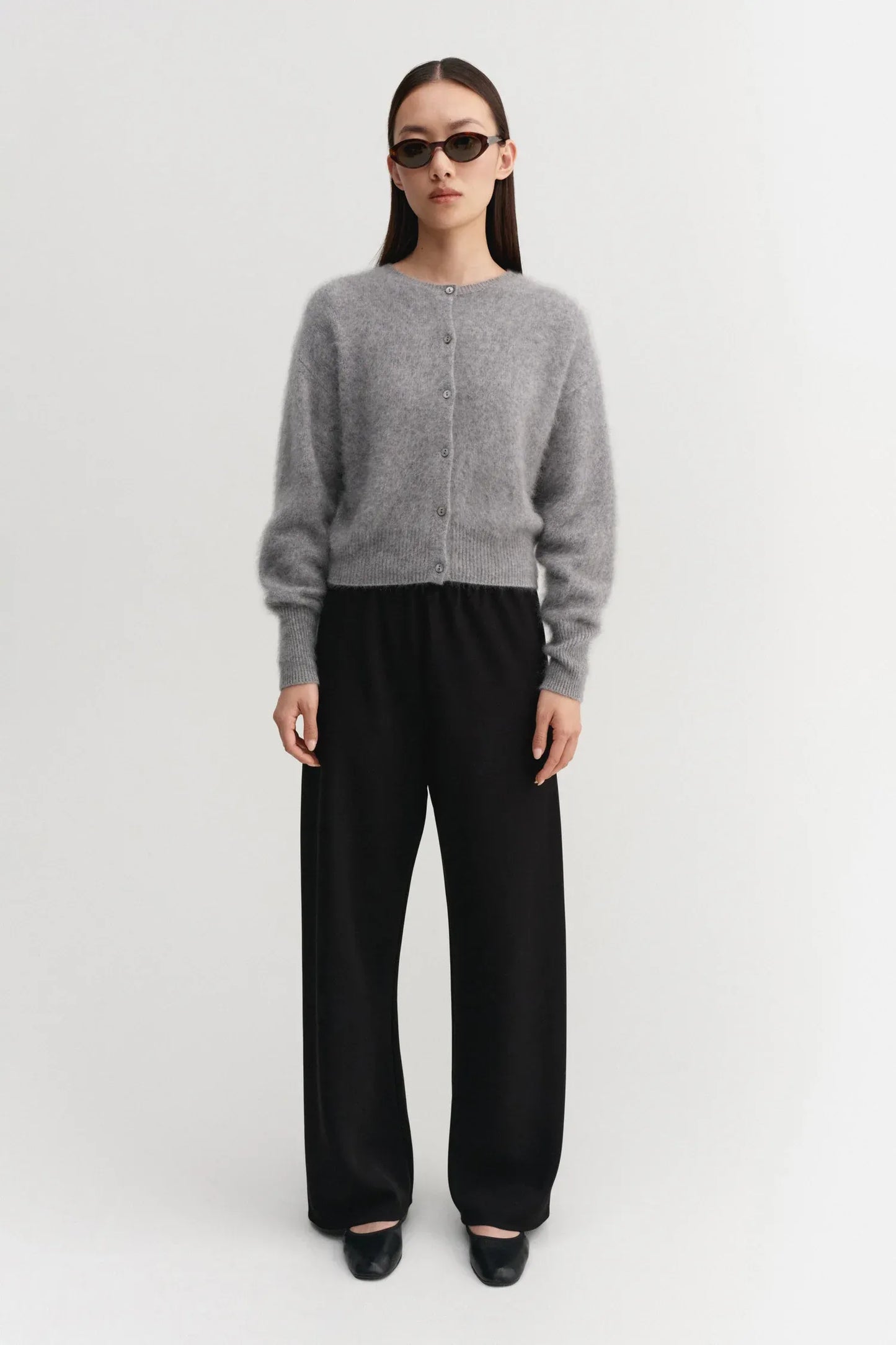 Cardigan Coco Brushed in Grey