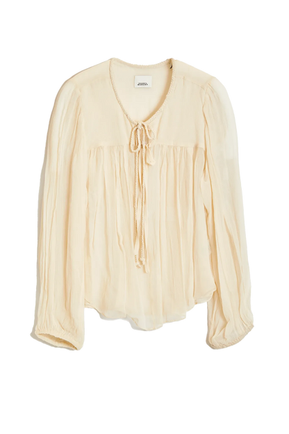 Bluse Ametissa in Ecru