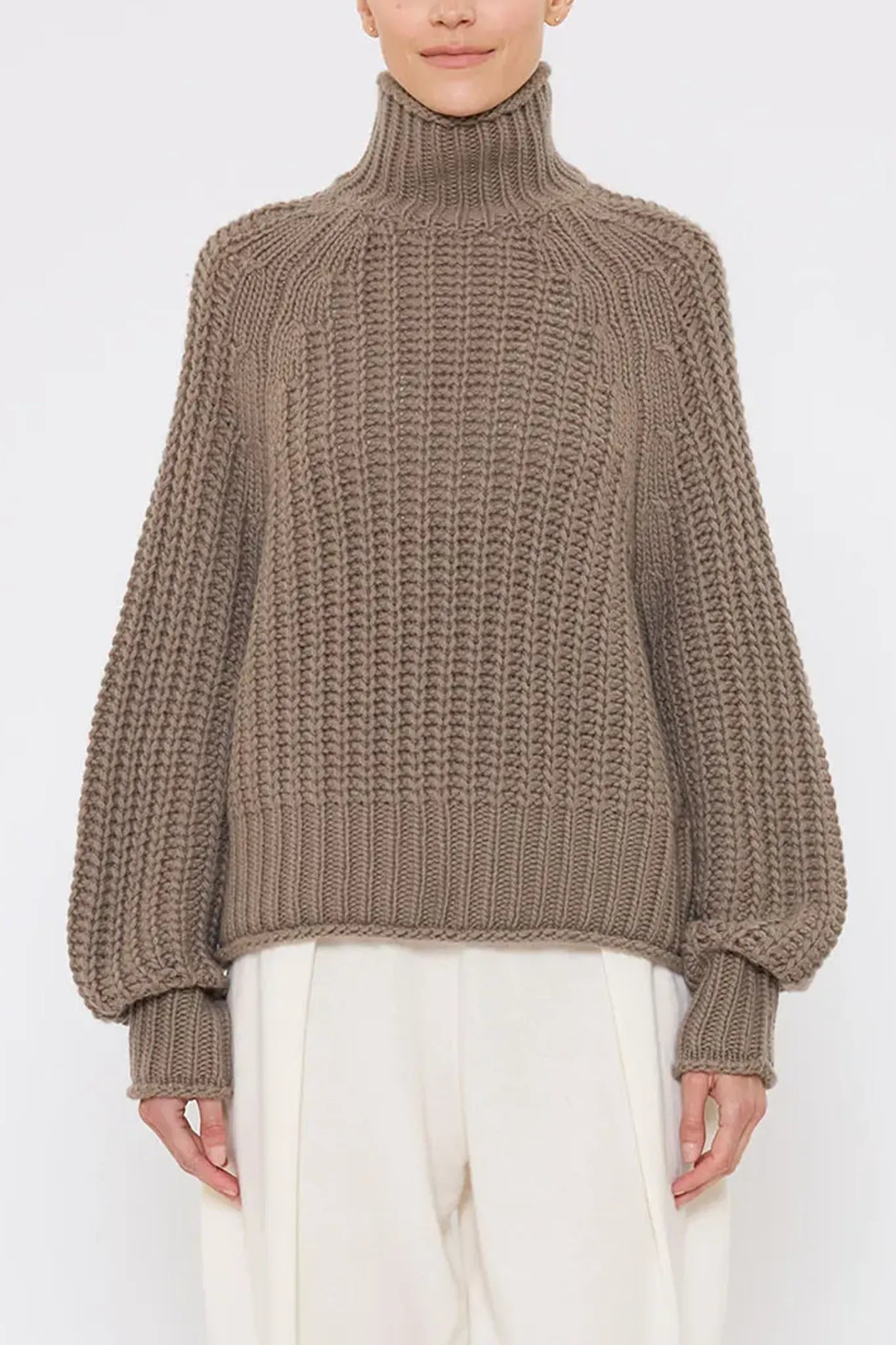 Pullover Ellis in Desert Taupe