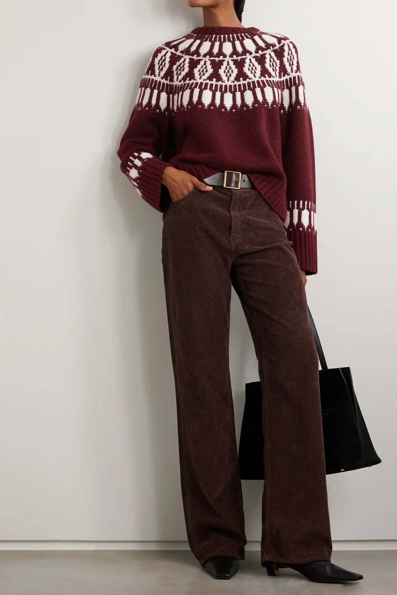 Pullover Jackson in Burgundy