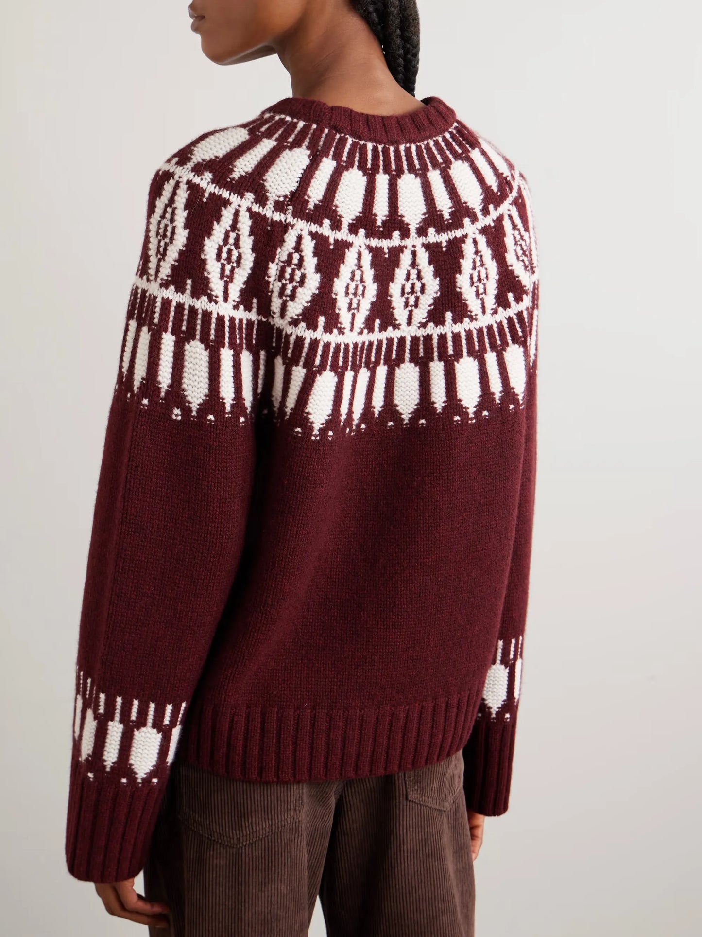 Pullover Jackson in Burgundy