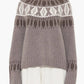 Pullover Jackson in Ivory/Mushroom