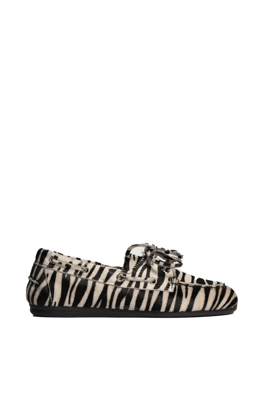 Boat Loafer Animal in Zebra