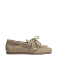 Boat Loafer Brushed Suede in Light Taupe