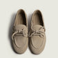 Boat Loafer Brushed Suede in Light Taupe