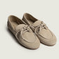 Boat Loafer Brushed Suede in Light Taupe