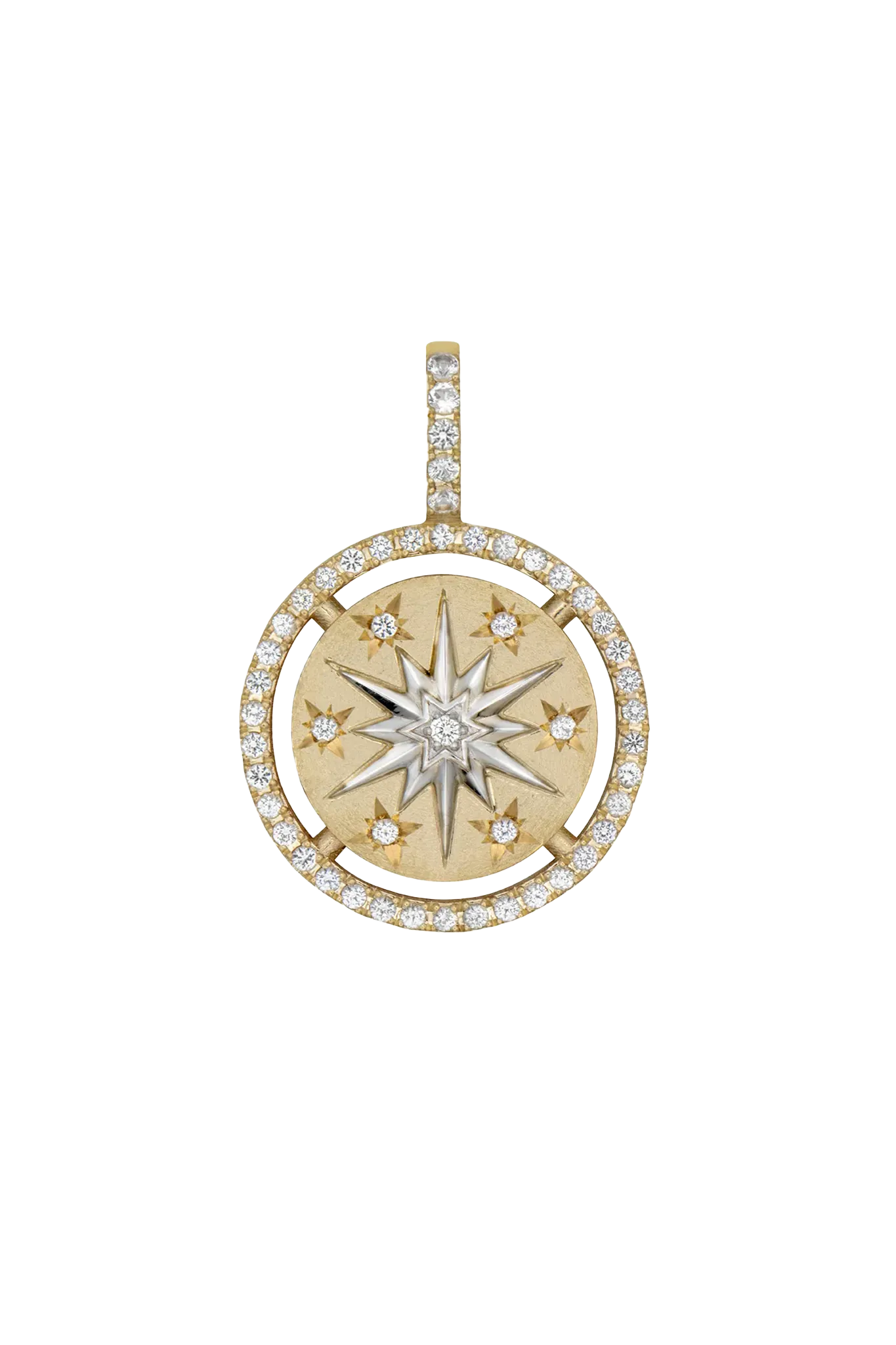 Medaillon "Constellation Mini" 14K Gold.