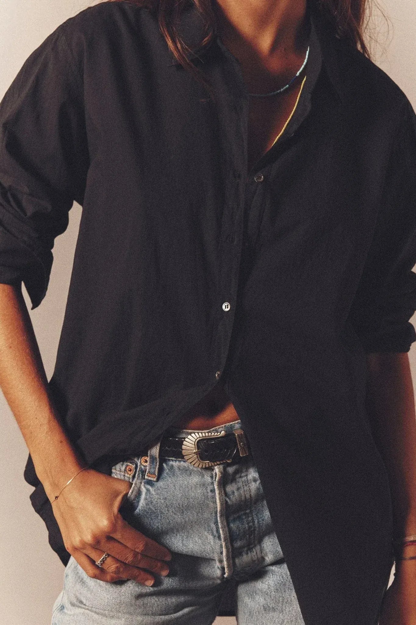 Bluse Beau Shirt in Black