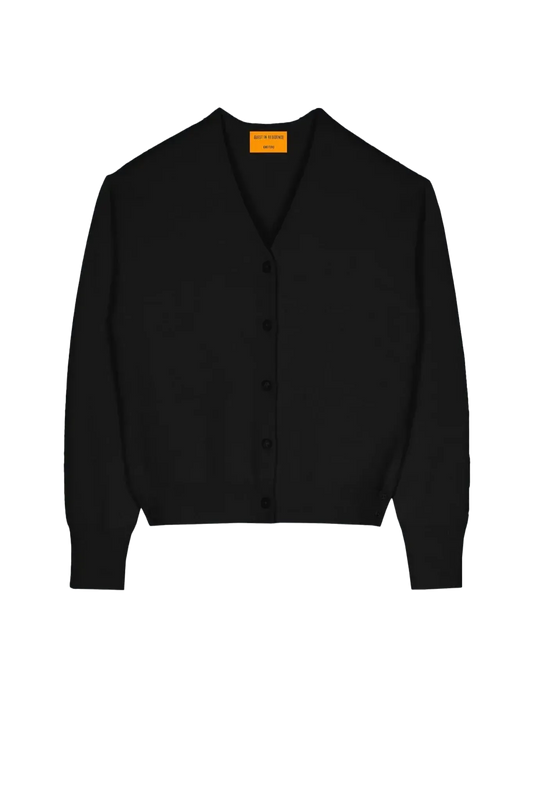 Strickjacke Collegiate in Black