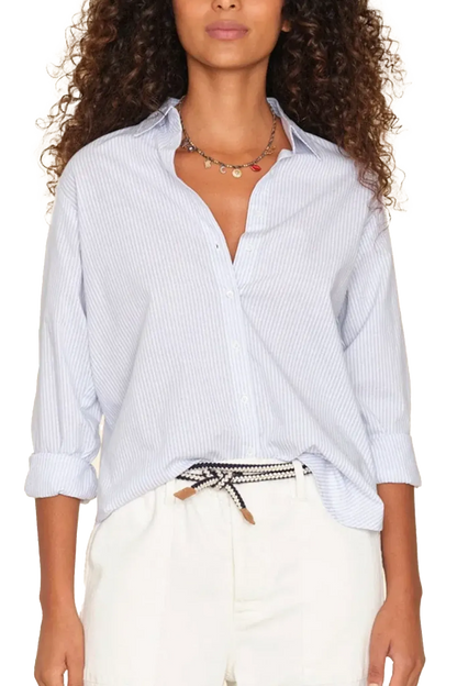 Bluse Beau Shirt in Sky