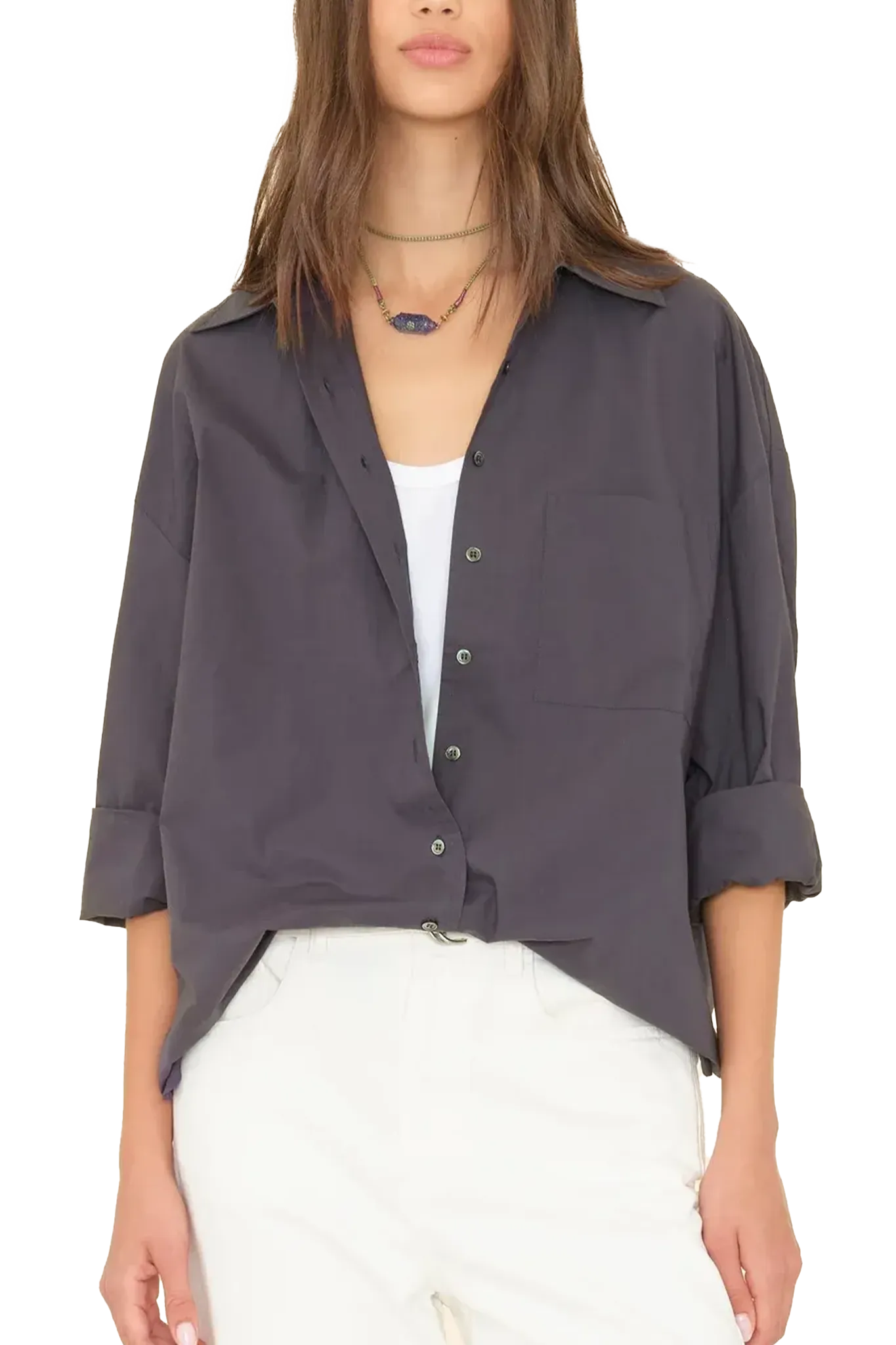 Bluse Sydney Shirt in Cinder Blue