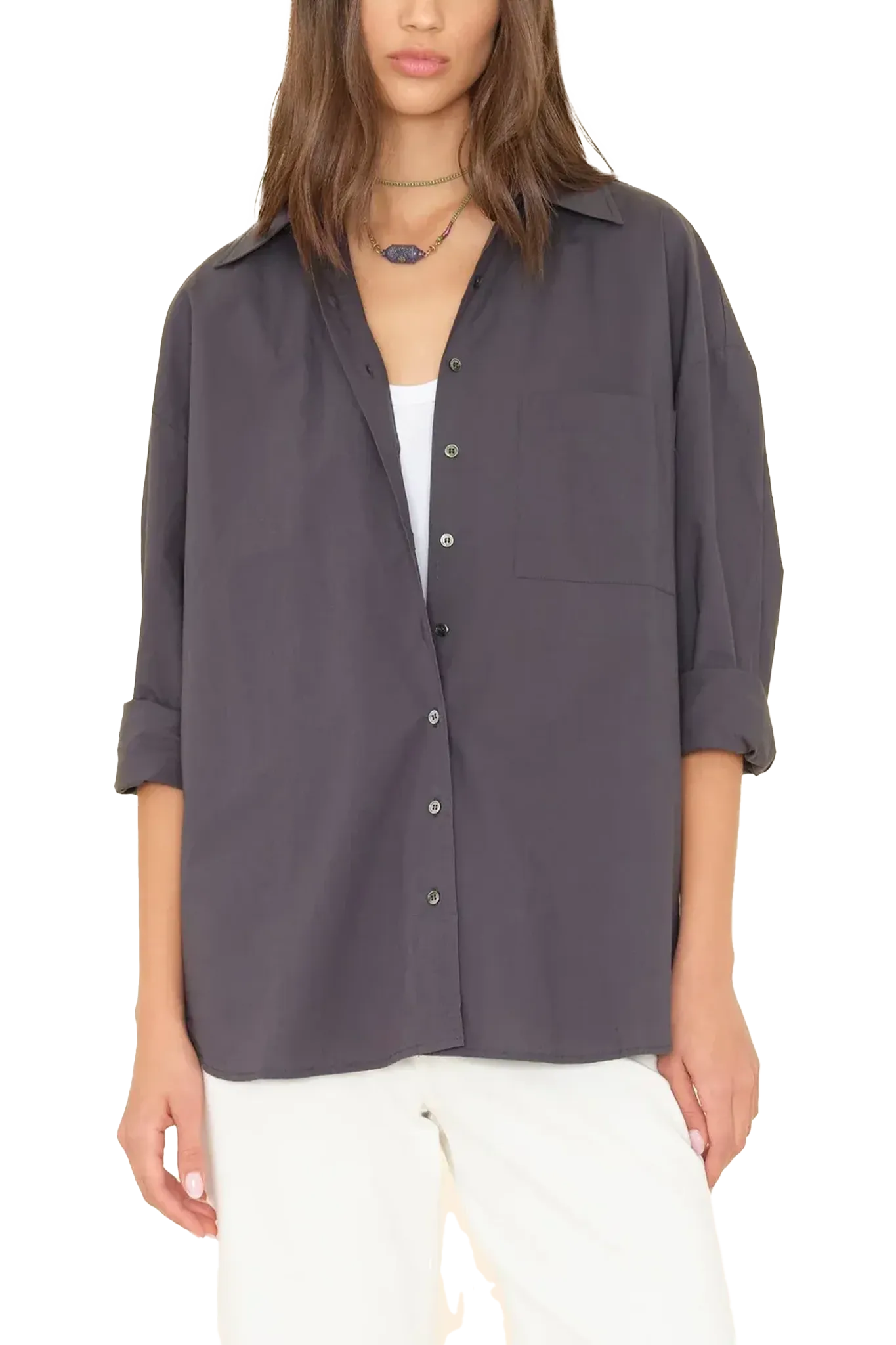 Bluse Sydney Shirt in Cinder Blue