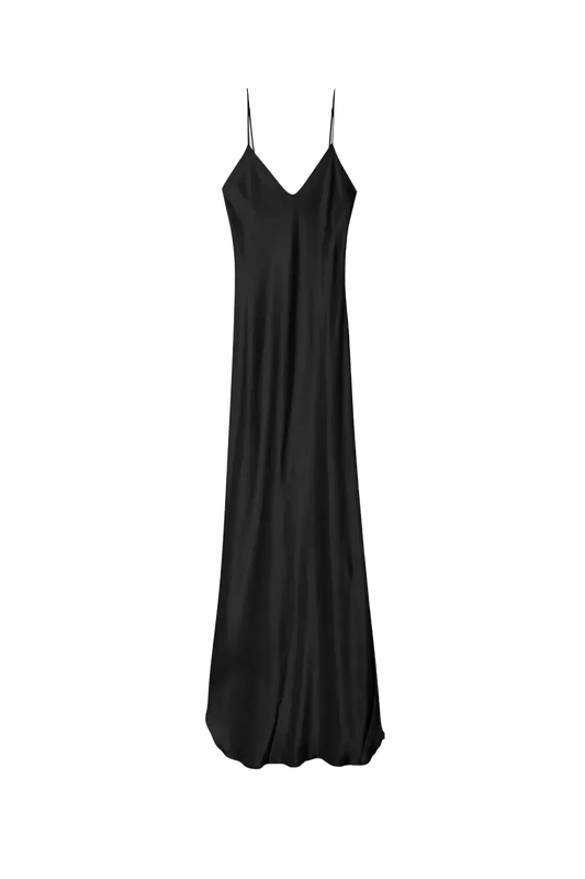 Kleid Cami Silk Gown in Black