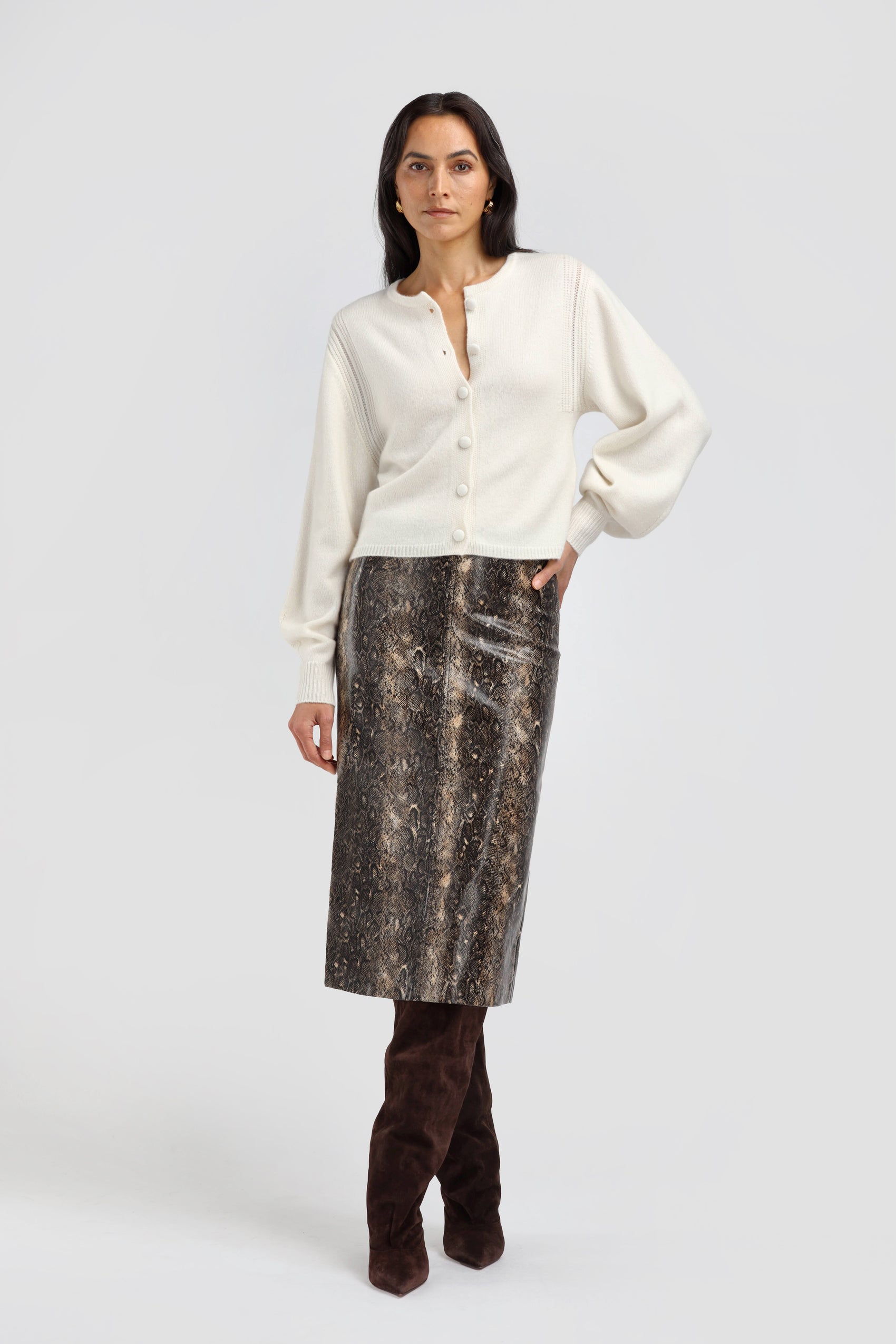 Cardigan Nala in Cream