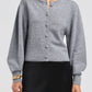 Cardigan Nala in Silver Grey