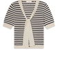 Strickjacke The Sailor Tie Cardi in Navy Multi