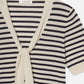 Strickjacke The Sailor Tie Cardi in Navy Multi