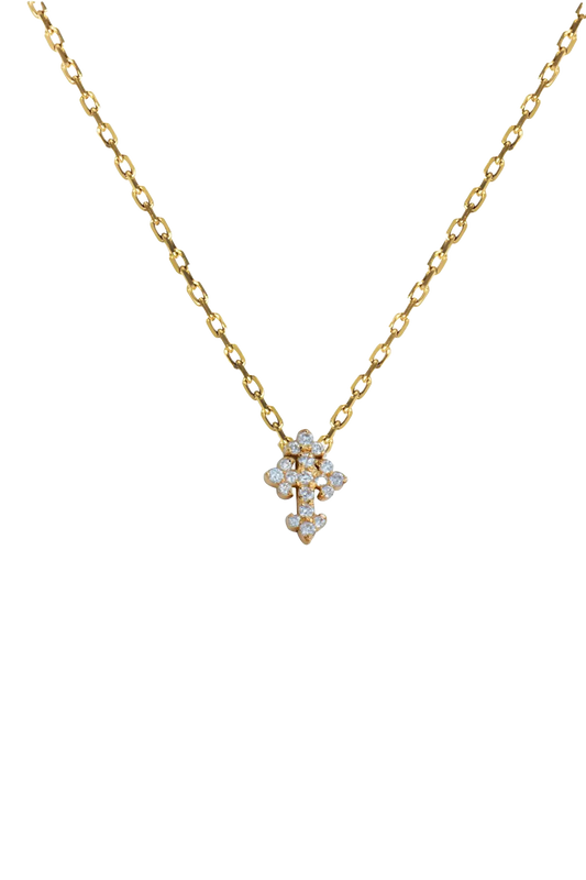 Kette "Croix Lys" 18K Gold