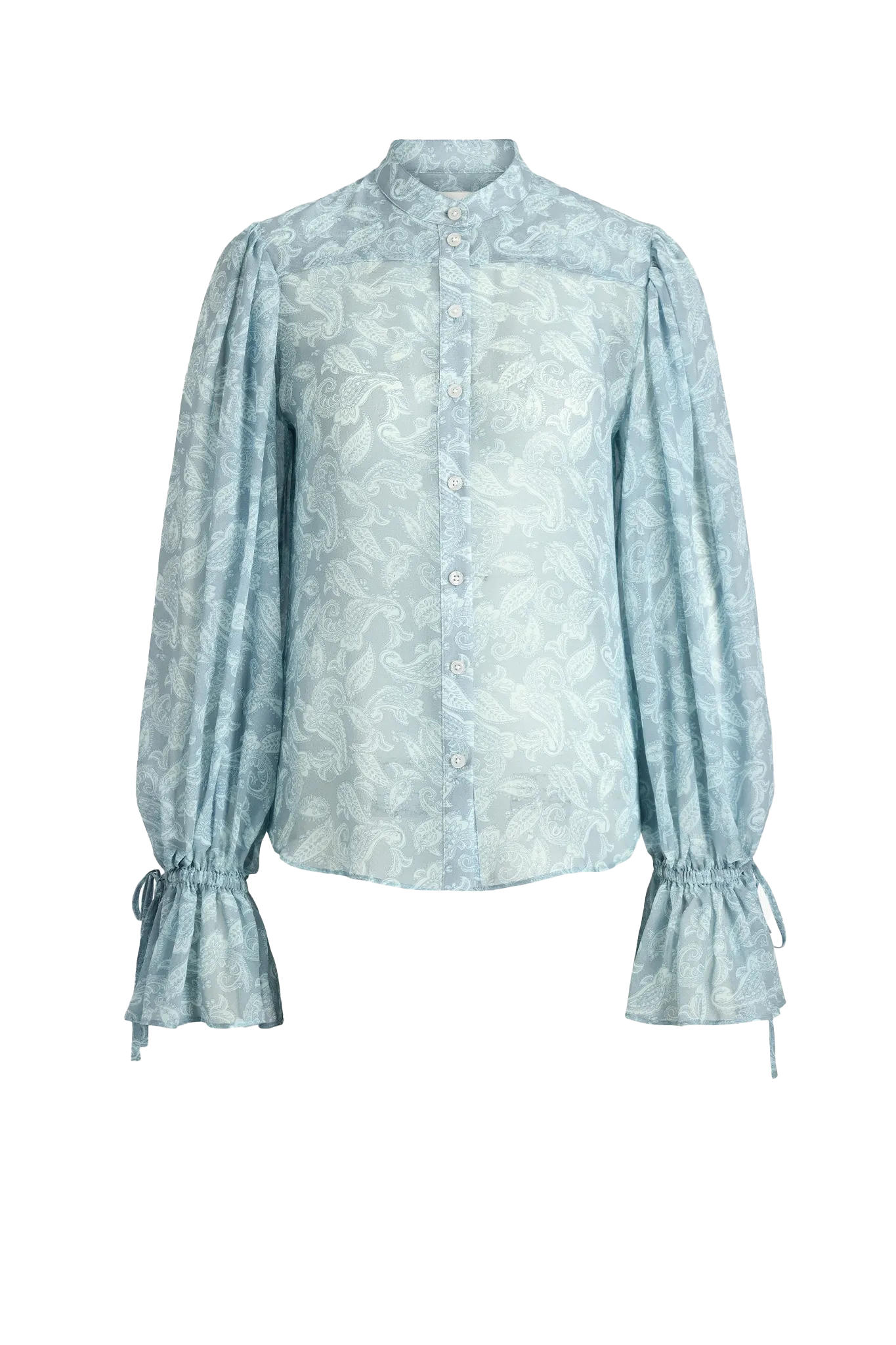Bluse Elise in Blue Paisley