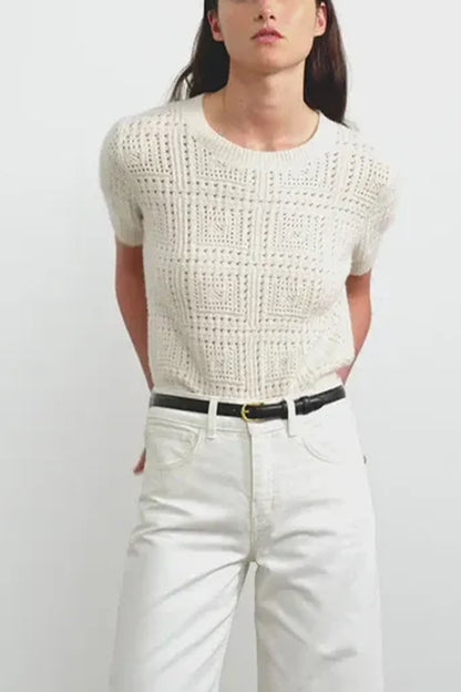 Cashmere Sweater Elysia in Ivory