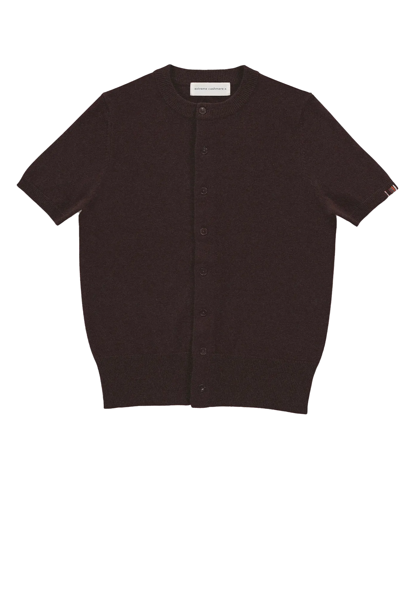 Strickjacke n°399 Flyer in Brown