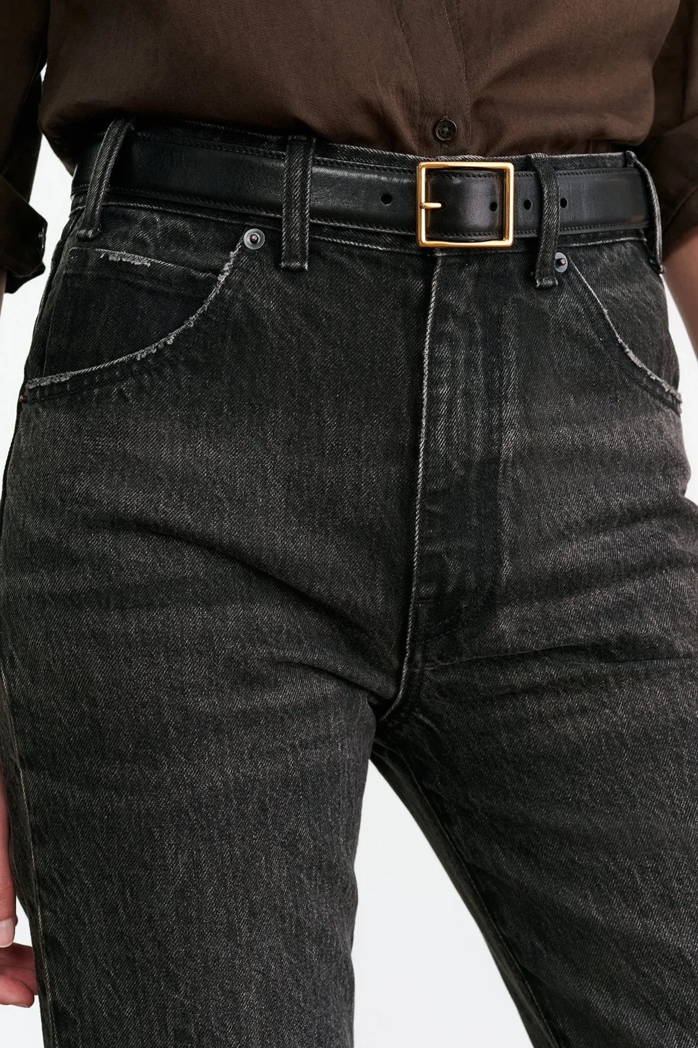 Jeans Joan in Stone Black Wash