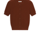 Strickjacke The Cashmere Pointelle Cardi in Chestnut