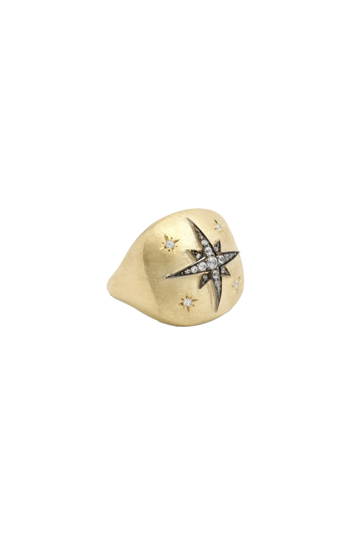 Ring Chevalière Étoile  14 K Gold
