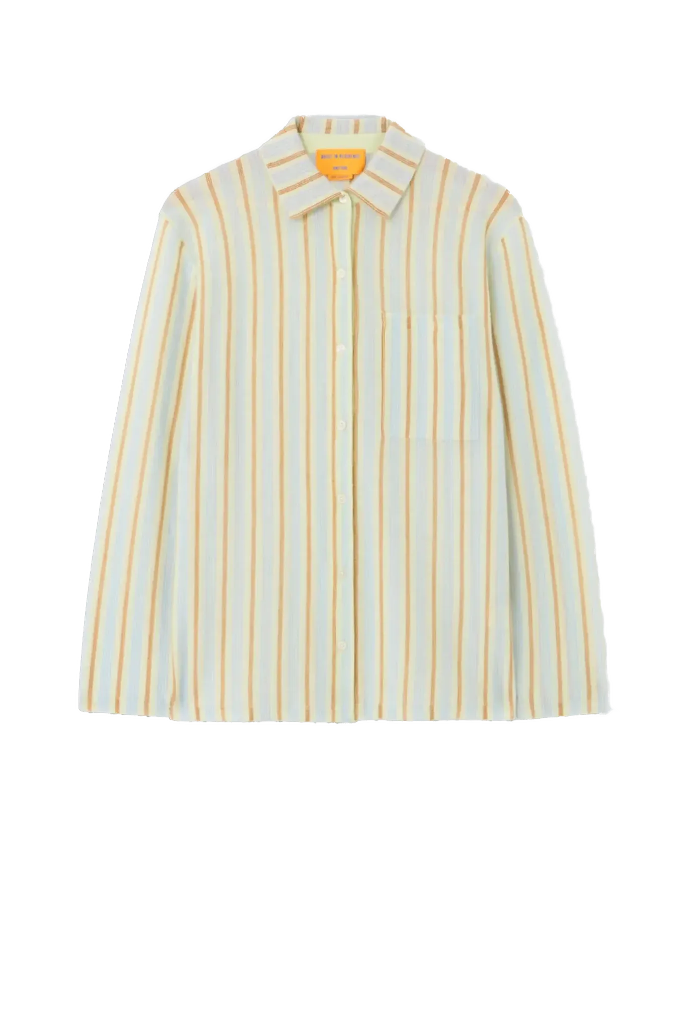Shirt Fine Stripe Showtime in Limewash Combo