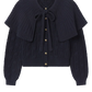 Cardigan The Cape Sweater in Navy