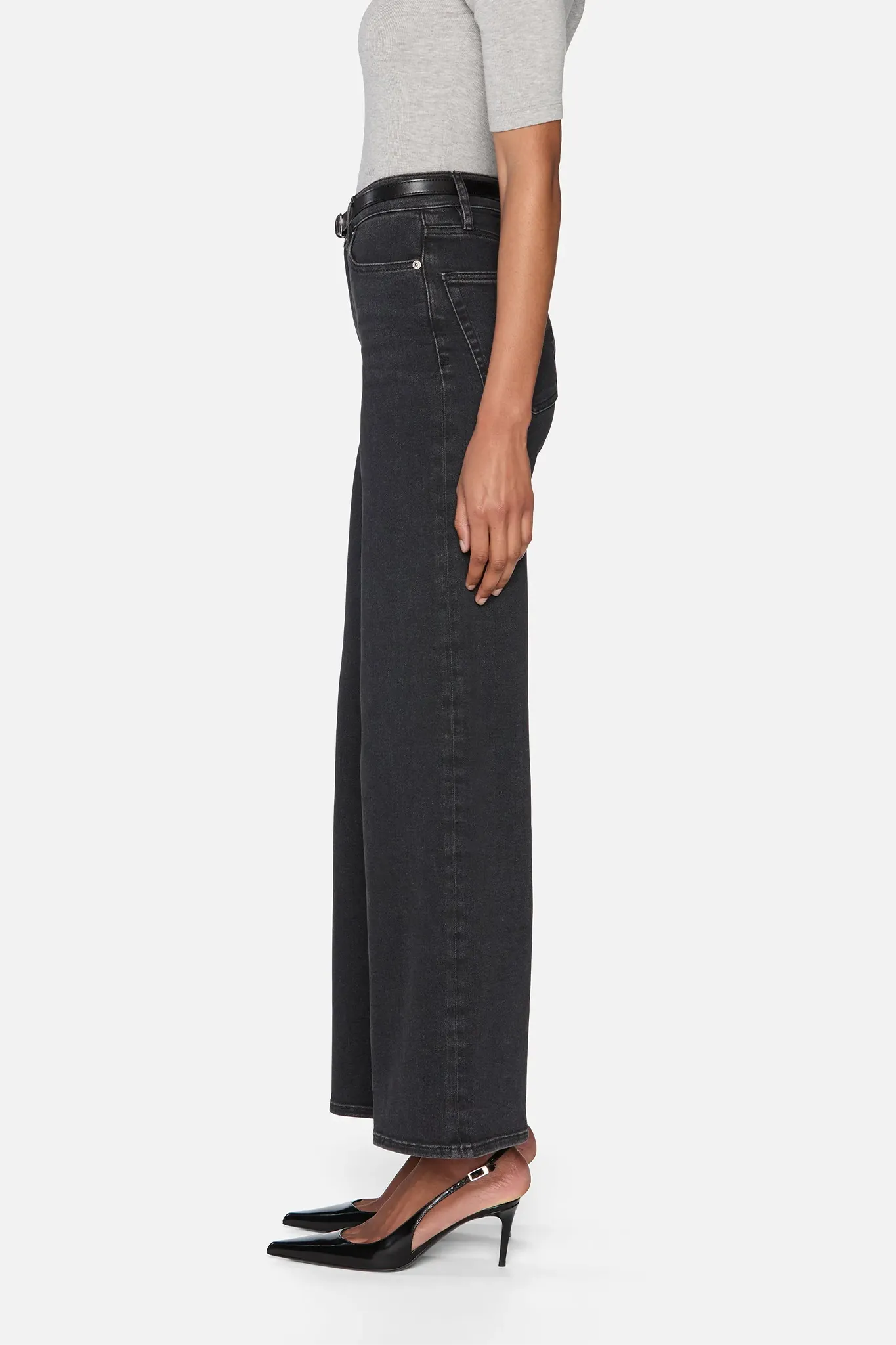 Jeans Le Slim Palazzo in Destroyer