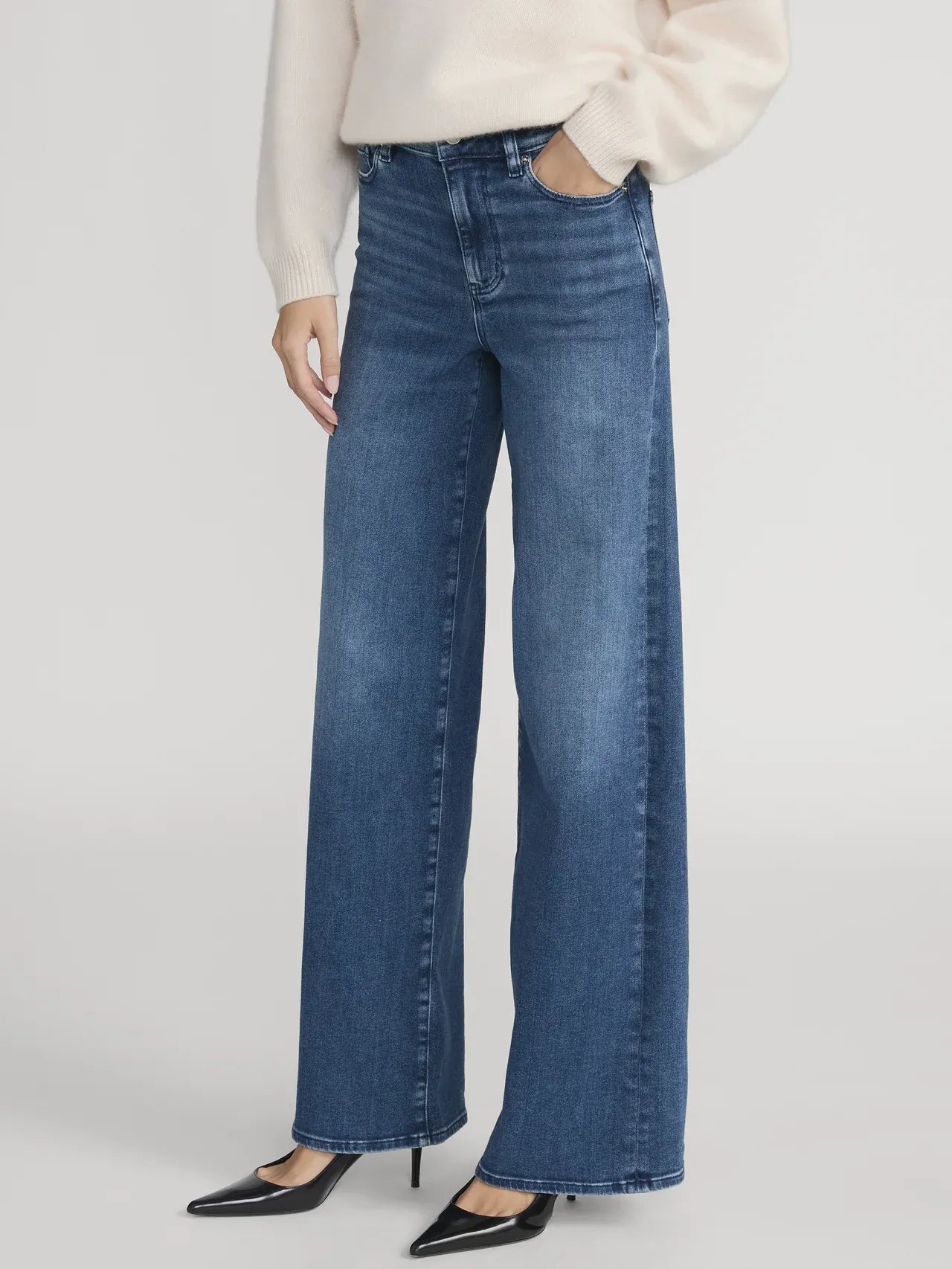 Jeans Le Slim Palazzo in Reign