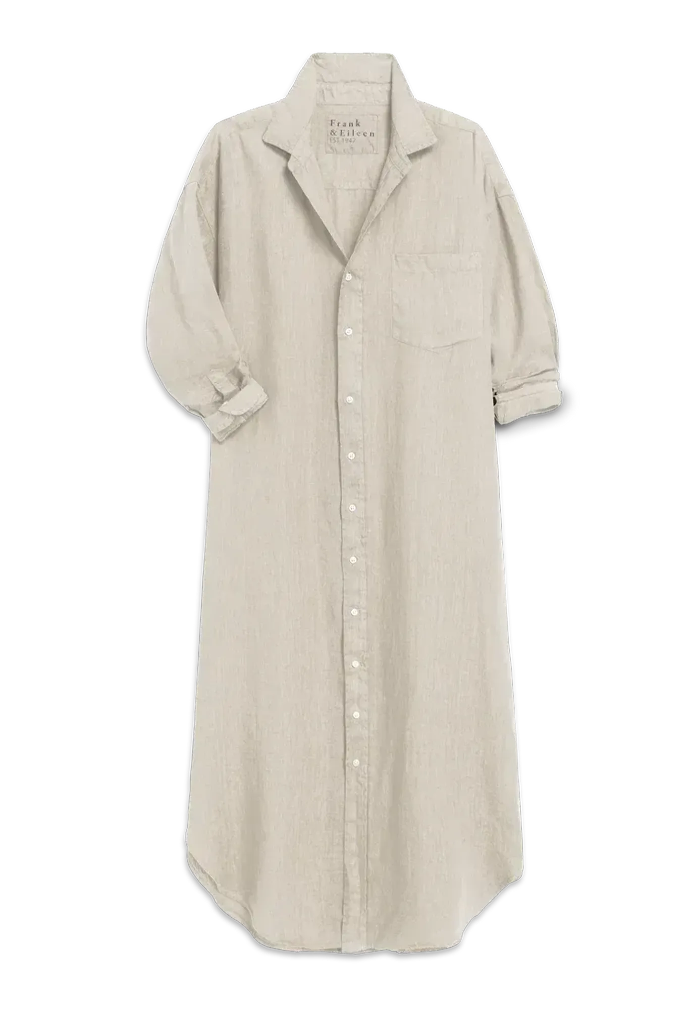 Kleid Megan Button Up in Sand