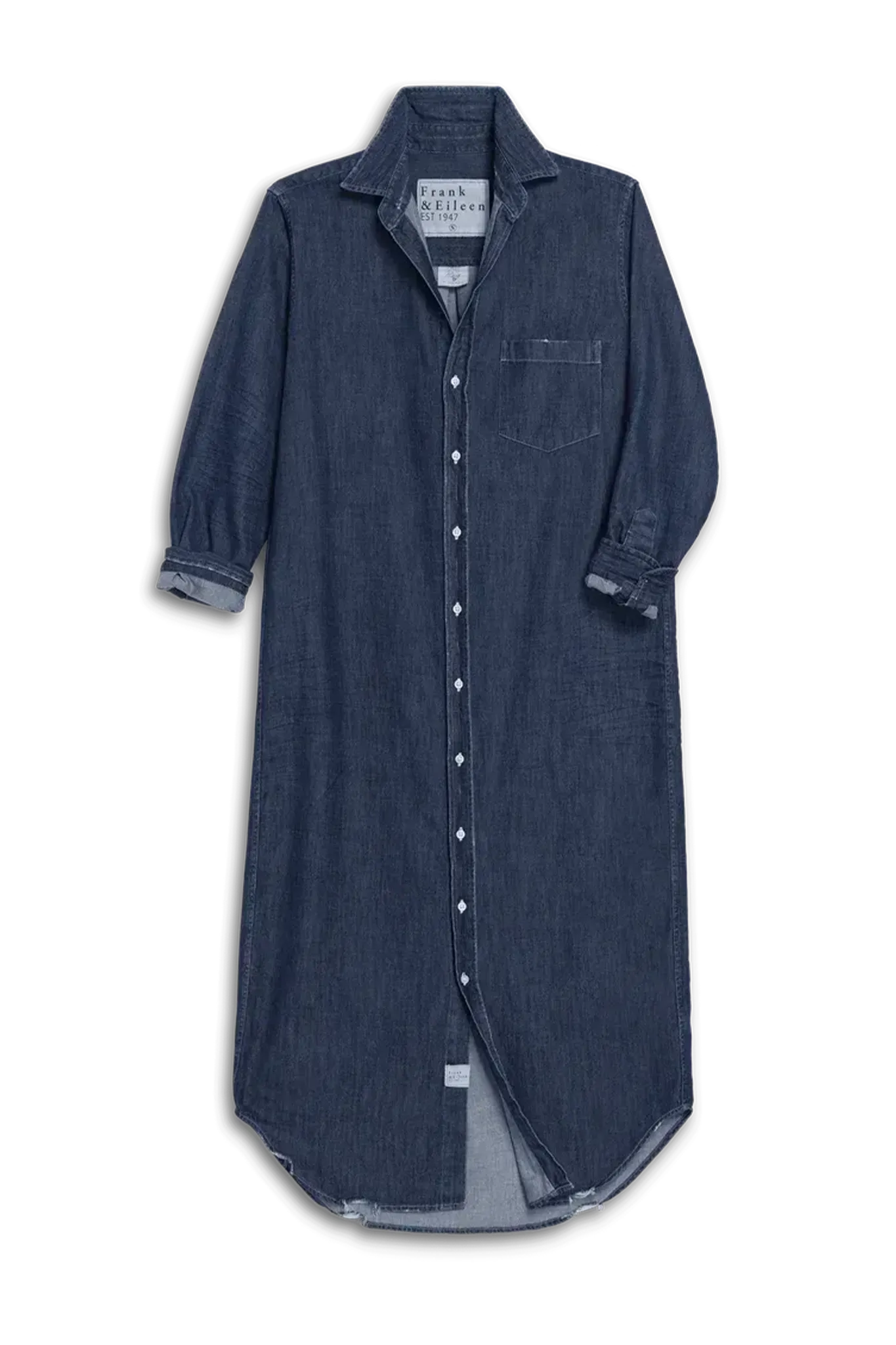 Maxi Shirtkleid Rory in Vintage Dark Wash