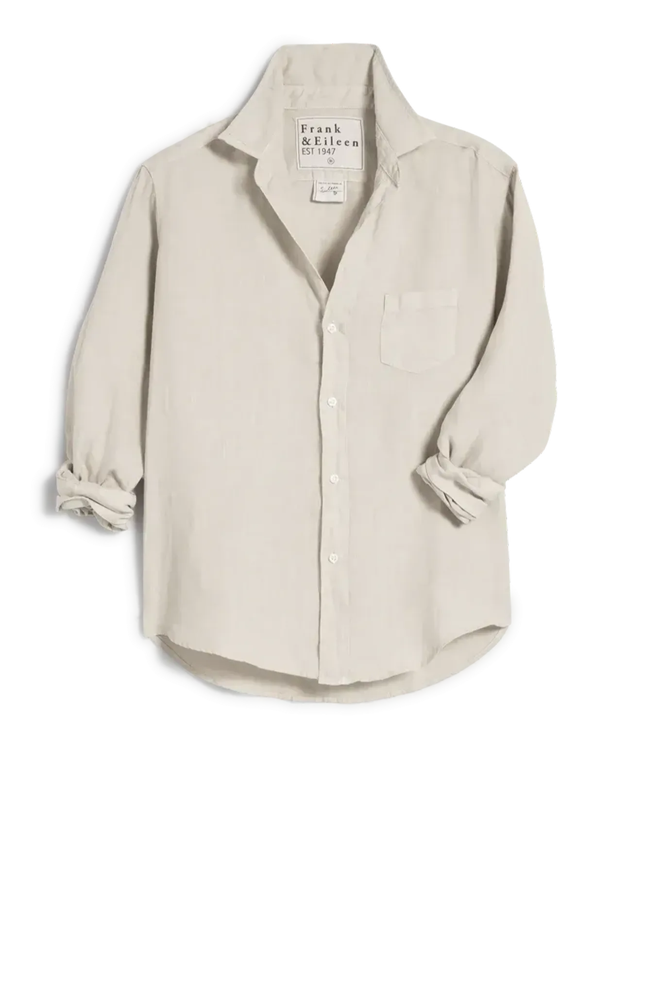 Shirt Eileen Relaxed Button Up in Sand