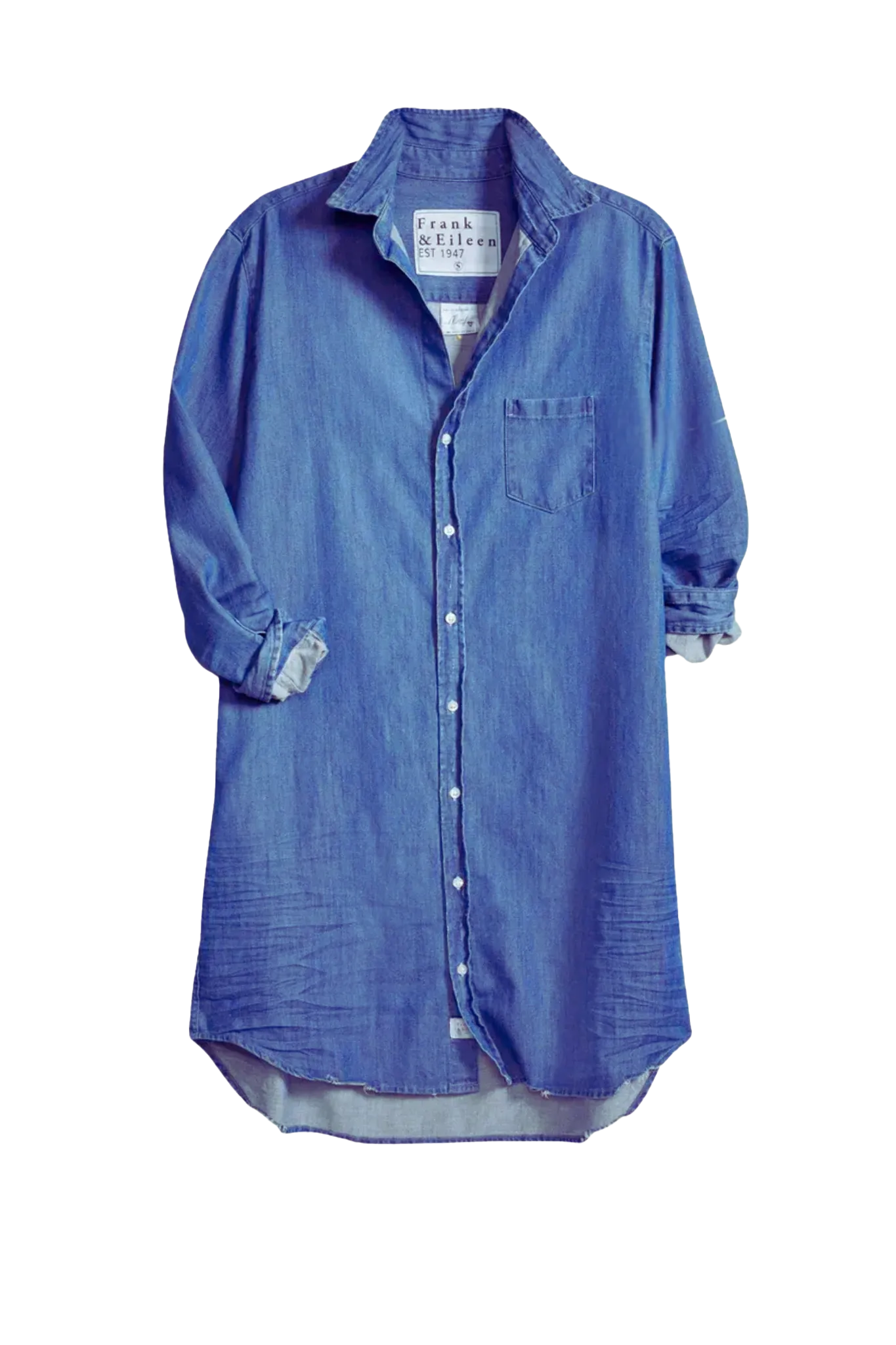 Shirtkleid Mary in Vintage Stonewashed Indigo