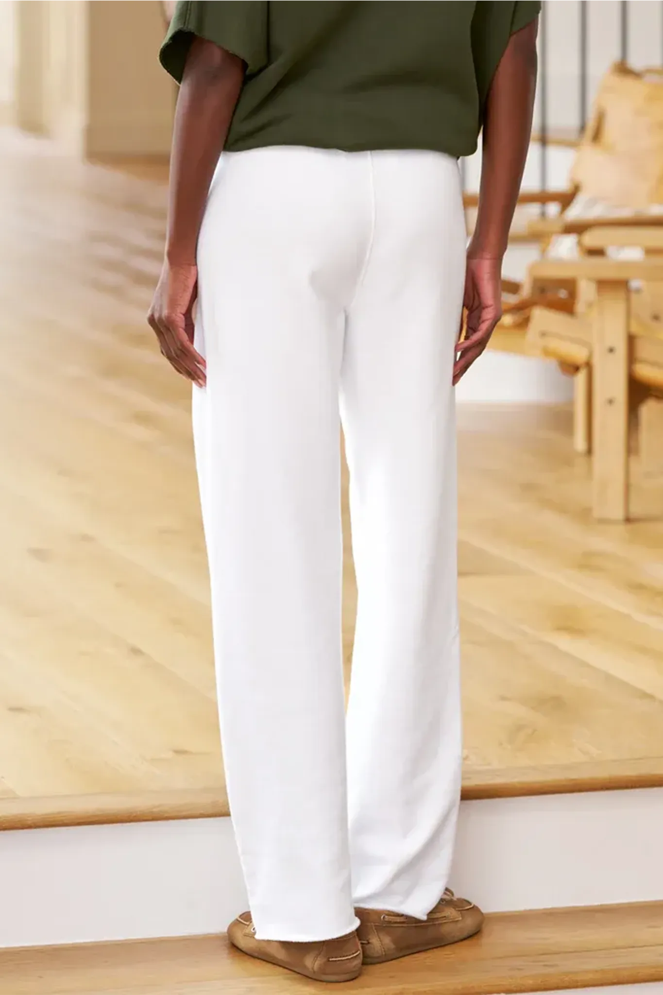Sweat Hose Catherine in White
