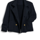 Sweat Jacke Peacoat in Royal Navy