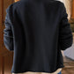 Sweat Jacke Peacoat in Royal Navy