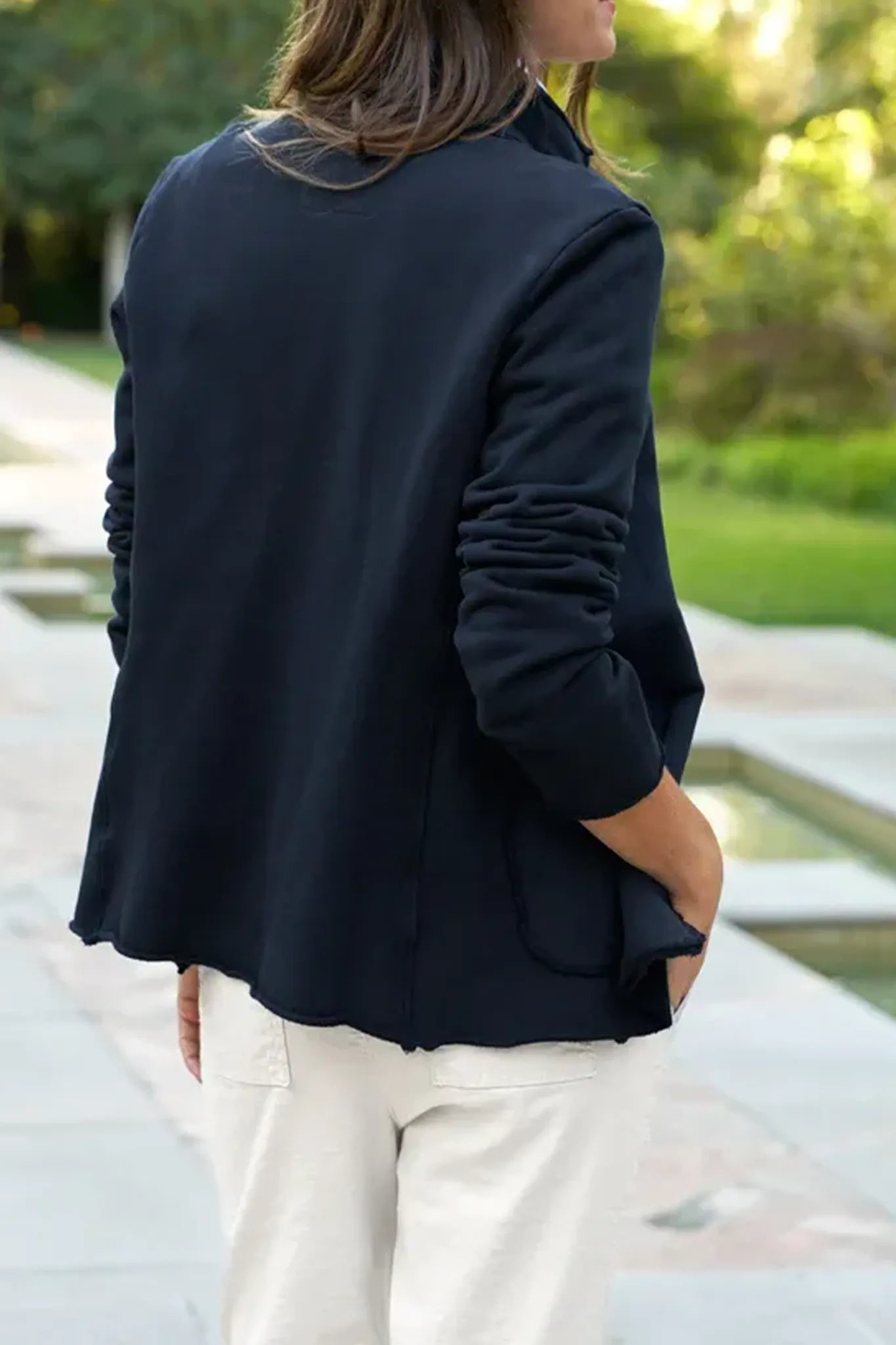 Sweat Shirt Blazer Dublin in Royal Navy