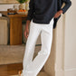 Sweat Shirt Anna Long Sleeve Capelet in Royal Navy